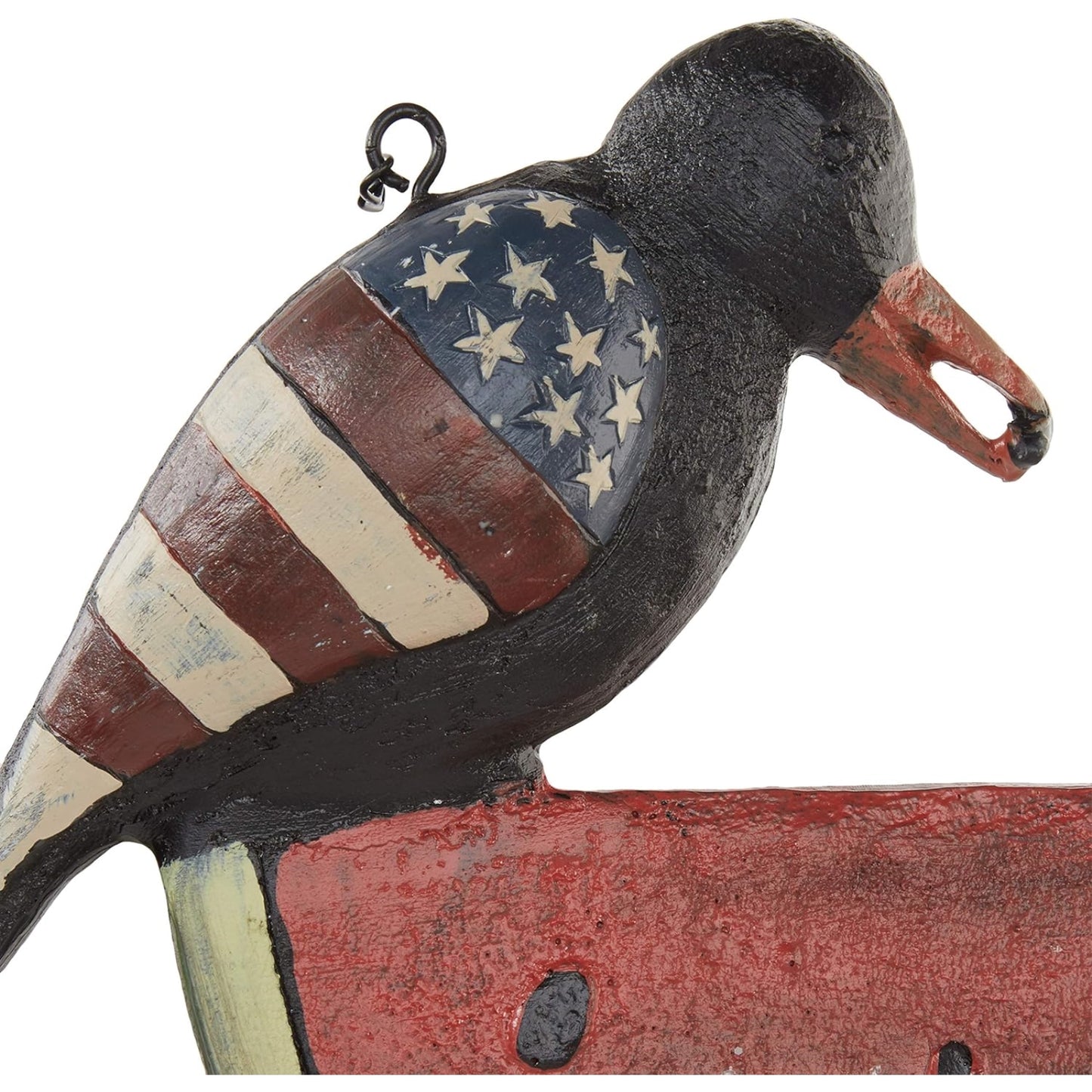 K&K Interiors Black Americana Crow on Watermelon Arrow Replacement - Arrow NOT included