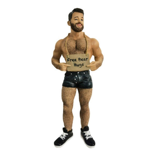 December Diamonds Poke The Bear Series 55-55318 Free Hugs Bear Christmas Ornament