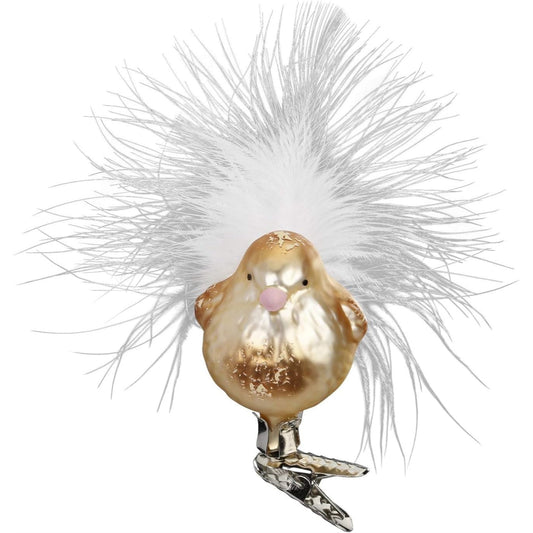 Inge Glas Candy Bird German Glass Christmas Tree Ornament FREE BOX