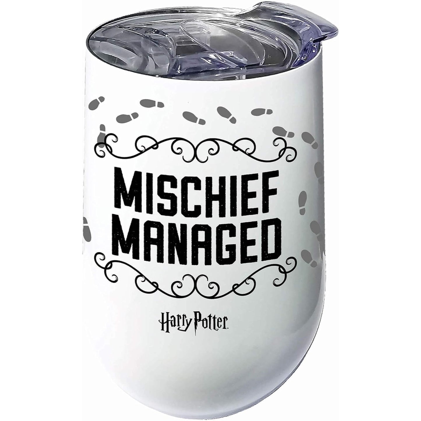 Harry Potter Mischief Managed Stainless Steel Double Wall Insulated Wine Tumbler Mug 16 ounce