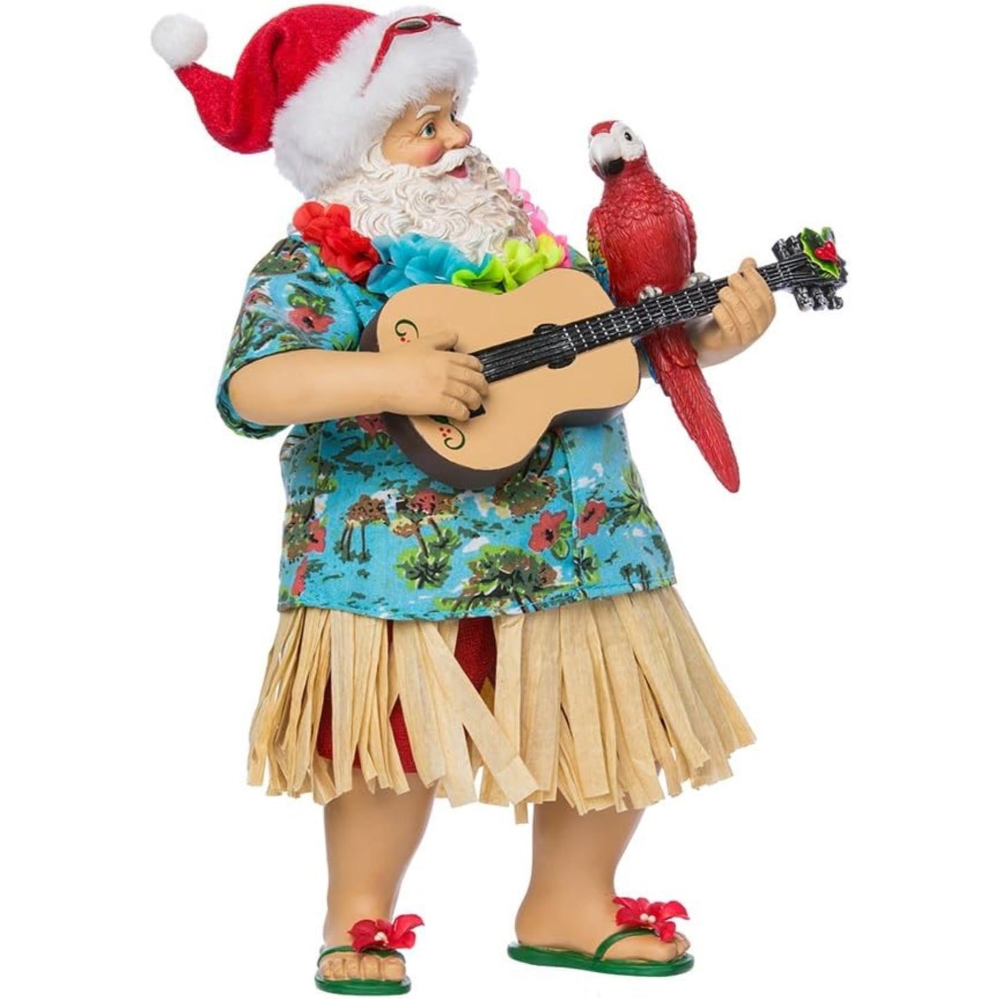 Kurt Adler 11-Inch Fabriche Beach Santa