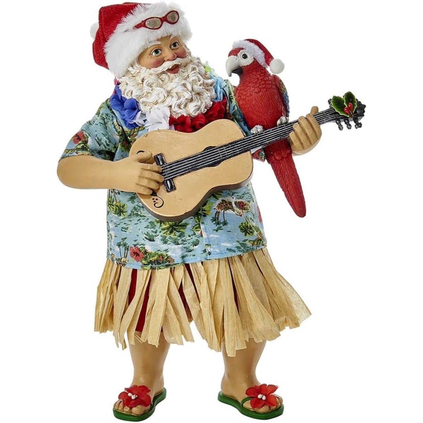 Kurt Adler 11-Inch Fabriche Beach Santa