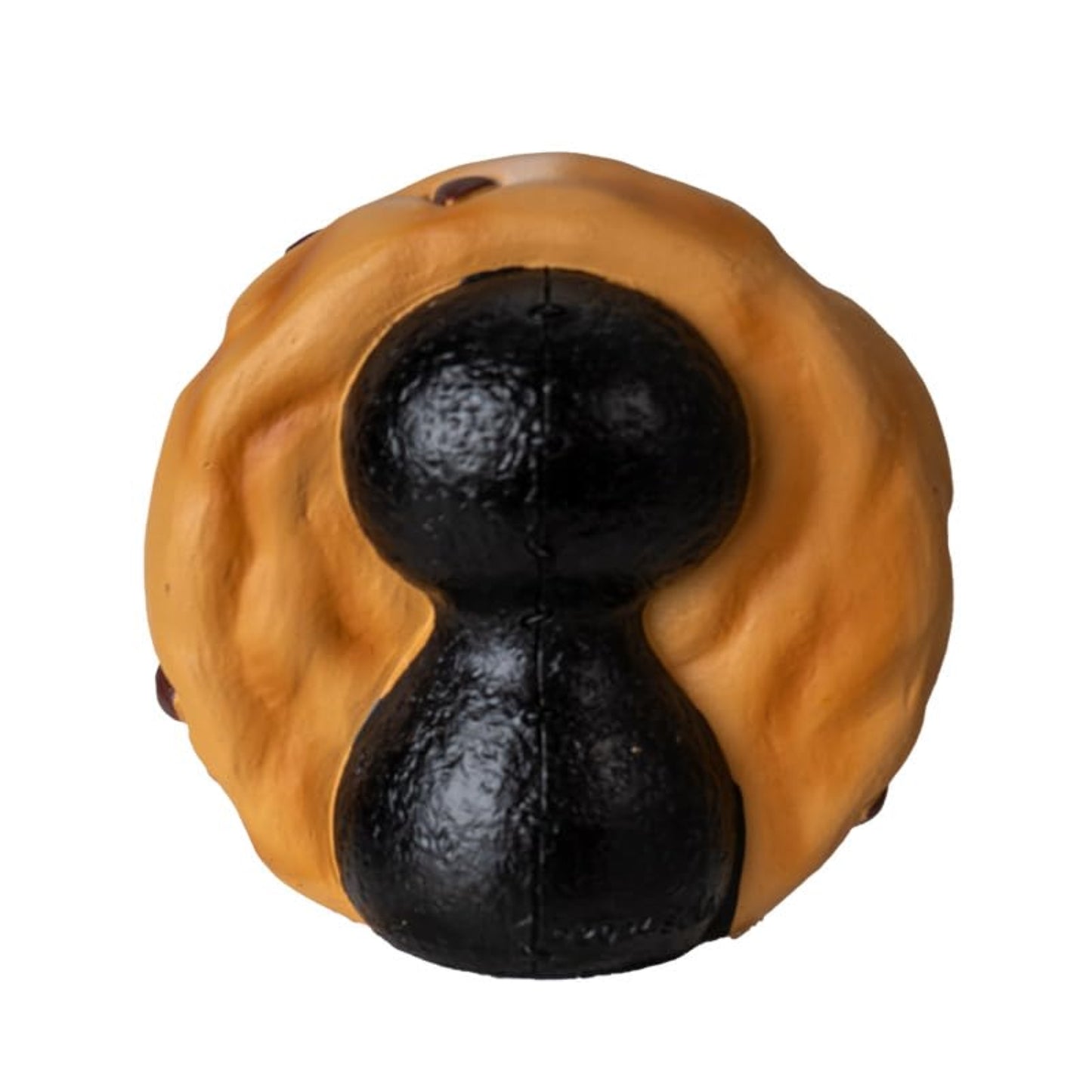 Choco Chip Furrybones Figurine Skeleton in Chocolate Chip Cookie Costume with Cute Milk Friend 2.56" Tall
