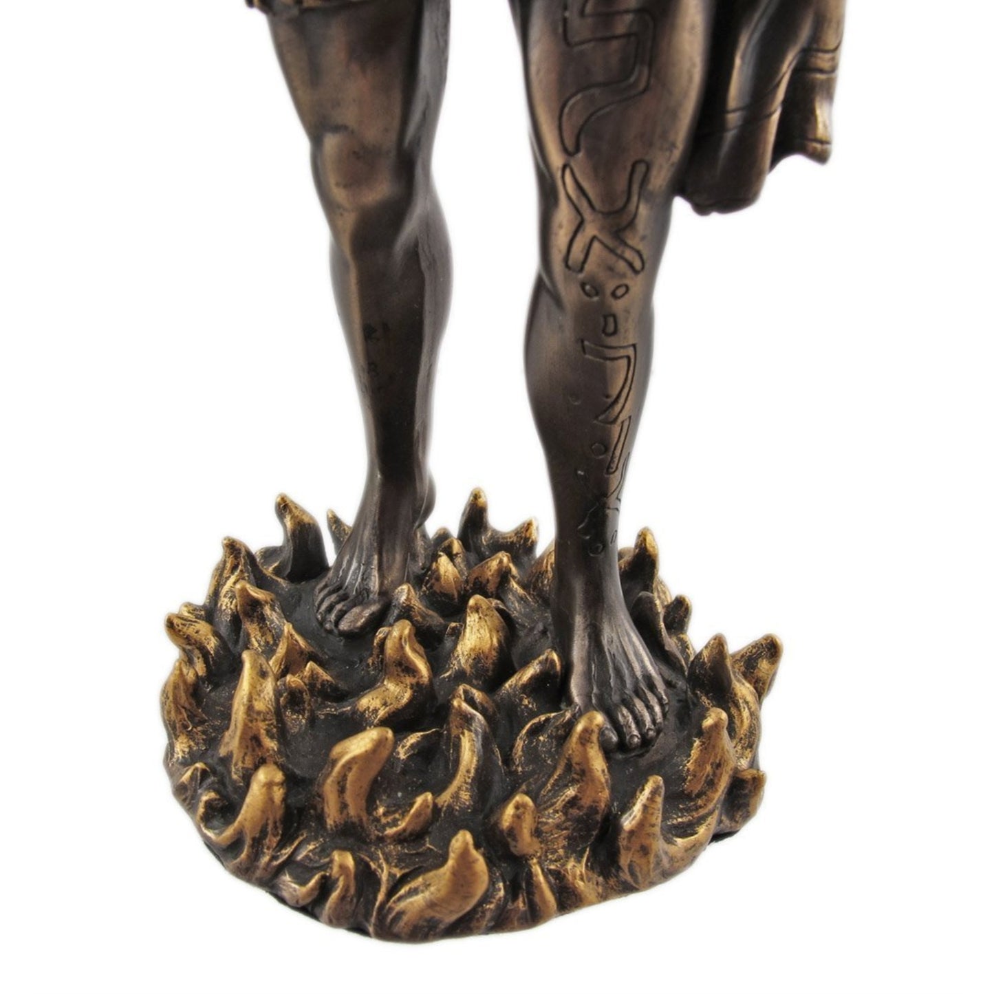 Archangel Uriel with Spear Religious Resin Statue Figurine 12.75 inch