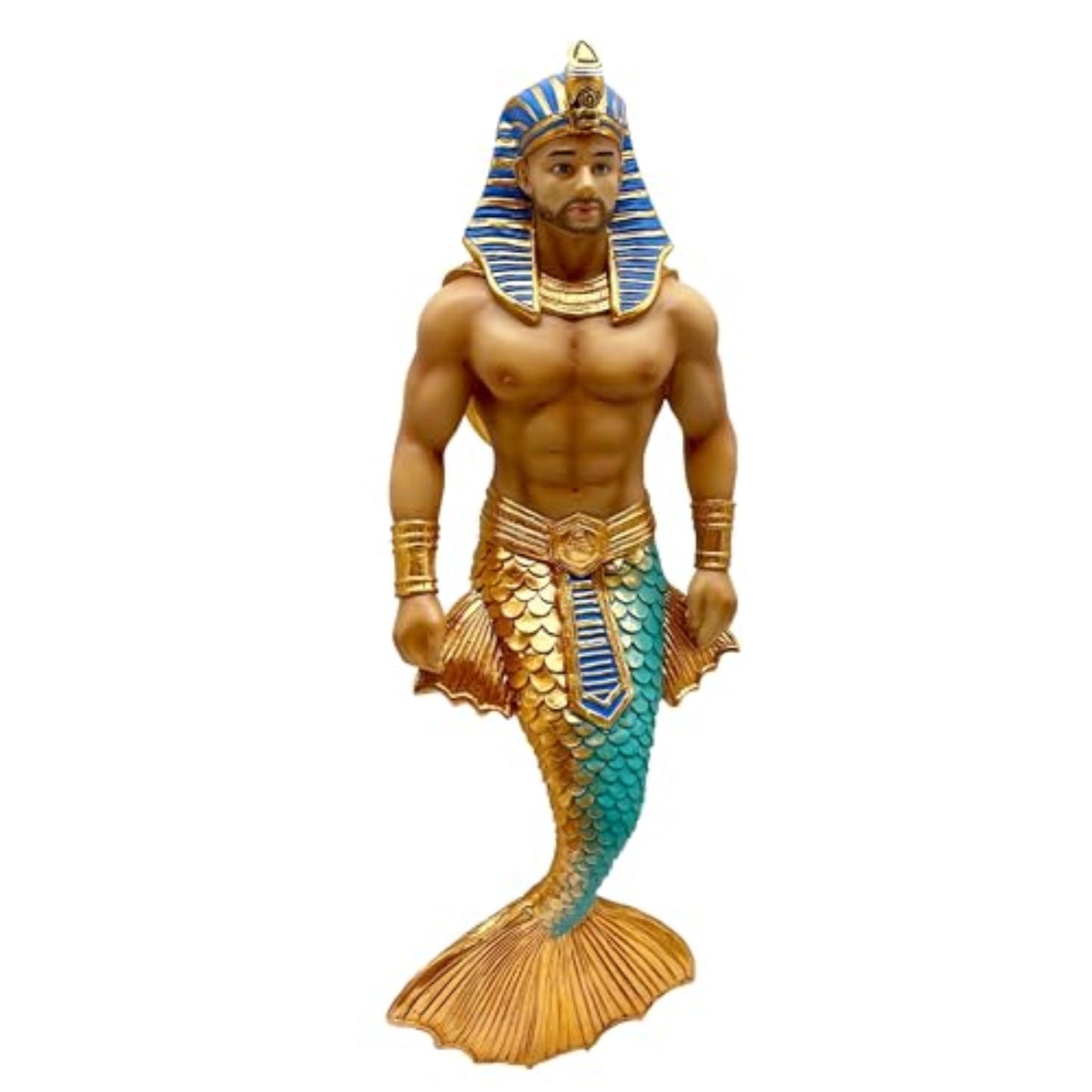 December Diamonds 55-55467 Pharaoh Nohedidn't Merman Ornament 7 Inches