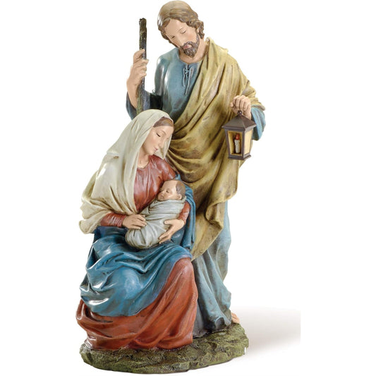 Joseph's Studio by Roman - Holy Family Figure on Base, Life of Christ, Renaissance Collection, 15.5" H