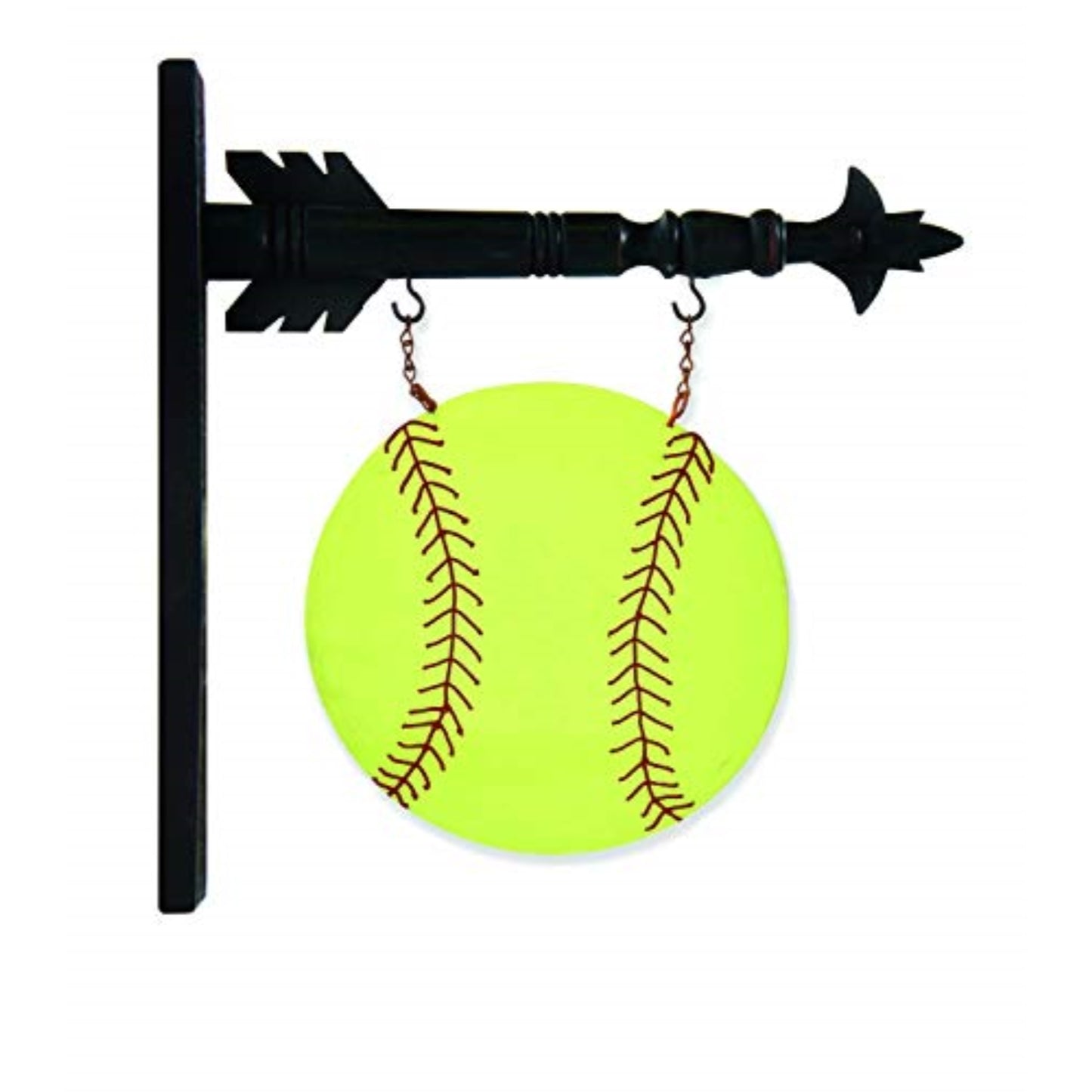 K&K Interiors Yellow Softball Arrow Replacement Sign 9.75 inch - Arrow Sold Separately