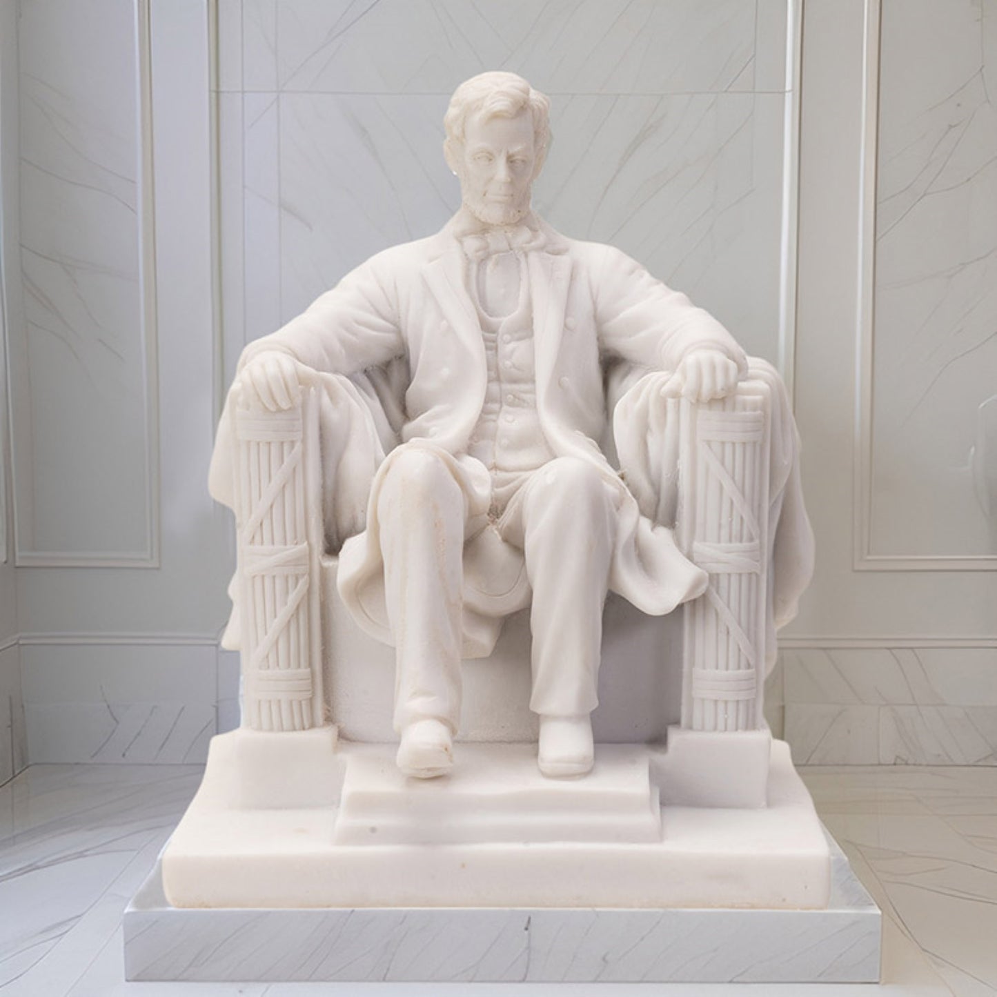 Abraham Lincoln National Memorial Replica Statue Figurine 5 inch