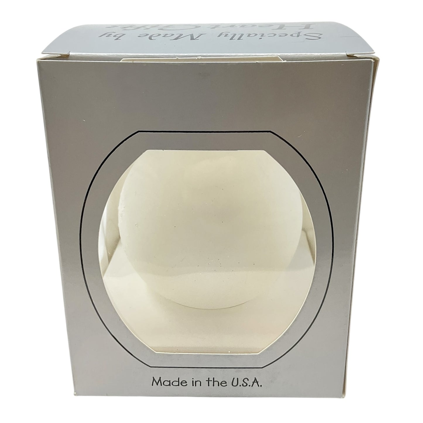 Land of the Free Because of the One I Love Made in USA Glass Christmas Ornament