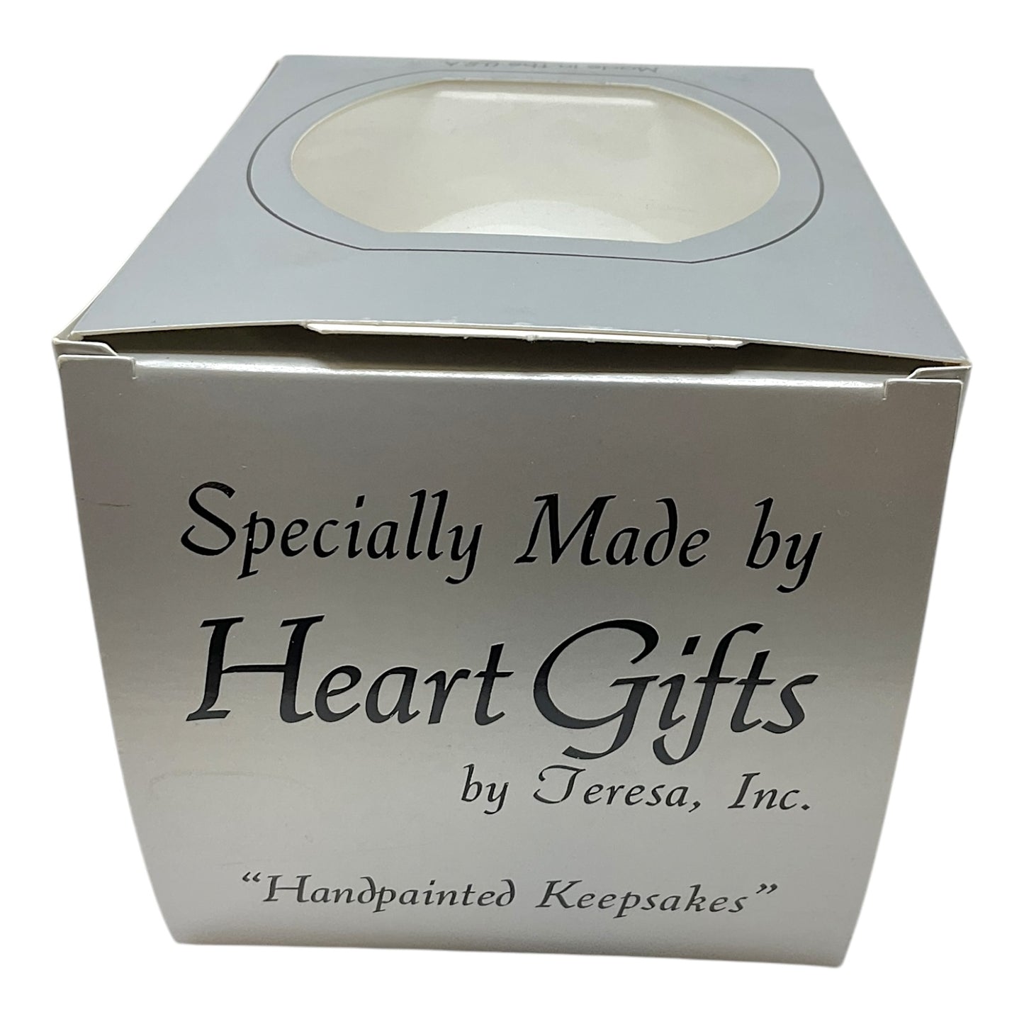 Land of the Free Because of the One I Love Made in USA Glass Christmas Ornament