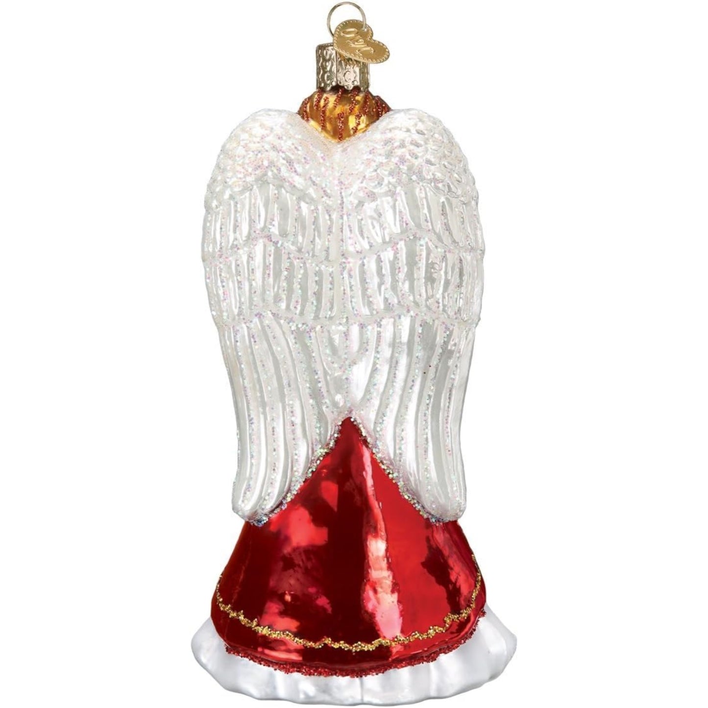 Old World Christmas 10228 Glass Blown Divinity Angel Ornament