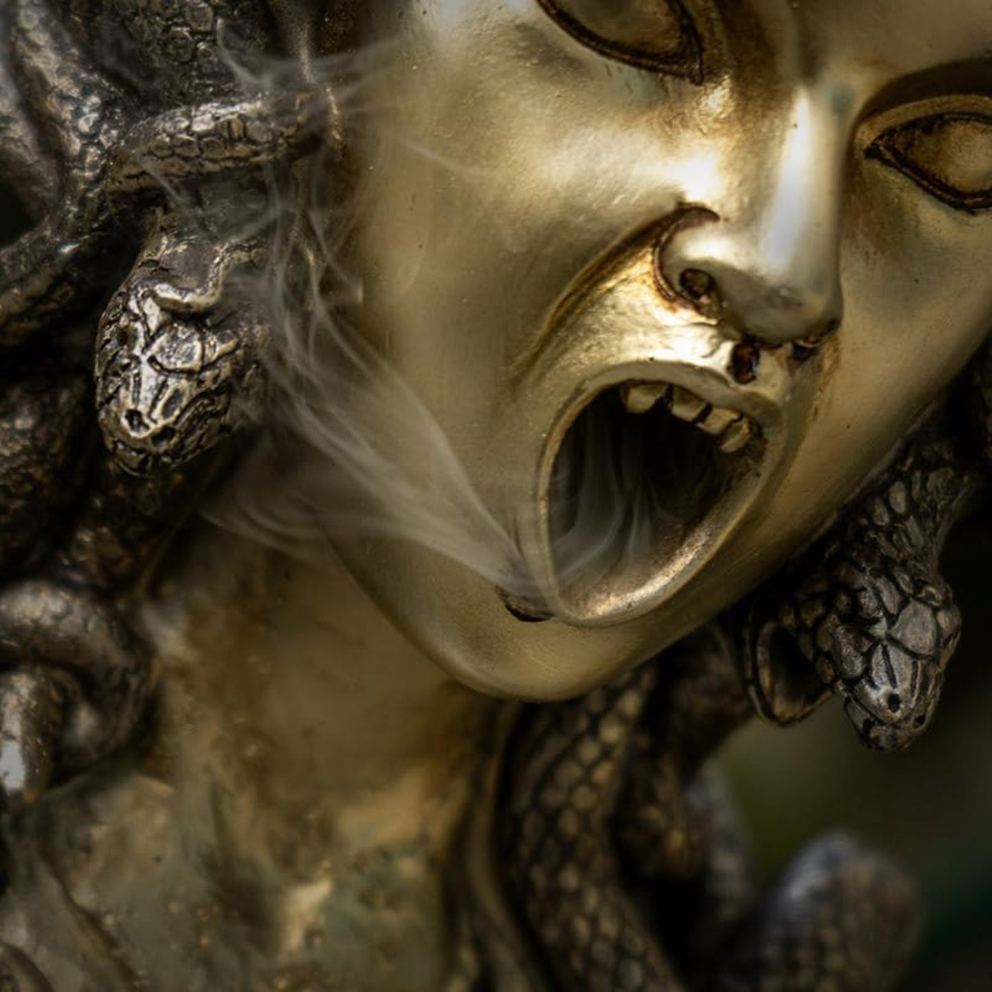 Medusa Backflow Incense Burner Greek Mythology Famous Monster Medusa Waterfall Incense Burner