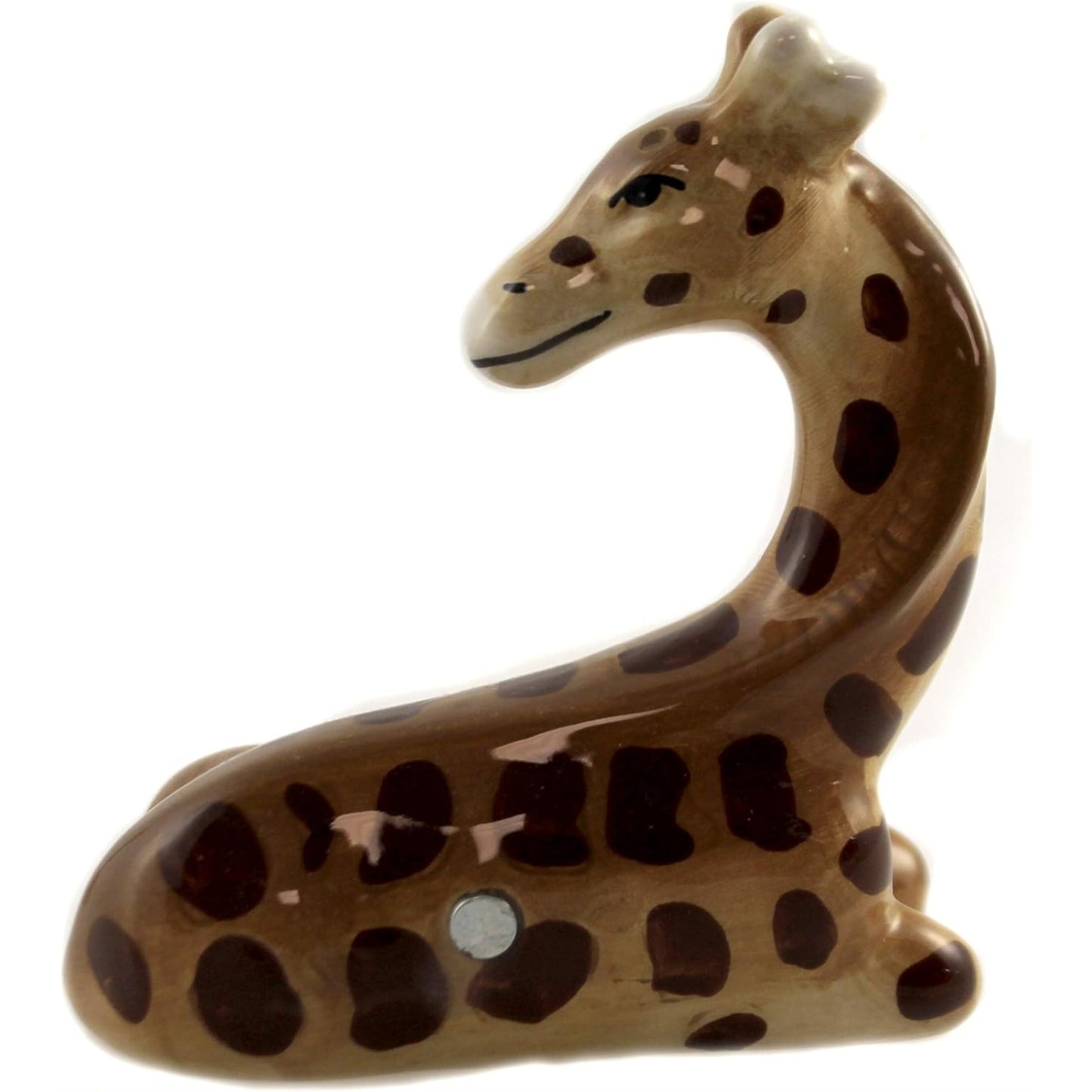 Pair of Giraffes Ceramic Magnetic Salt and Pepper Shaker Set