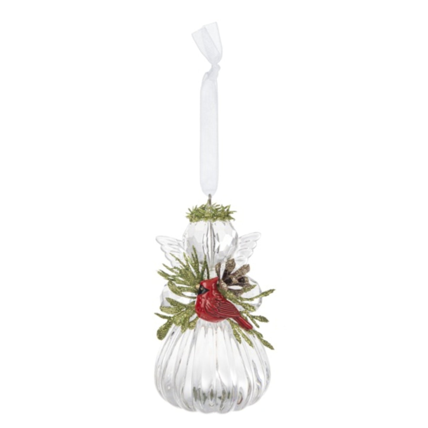 Ganz Cardinal Angel Christmas Tree Ornament 3.4 Inch Multicolor