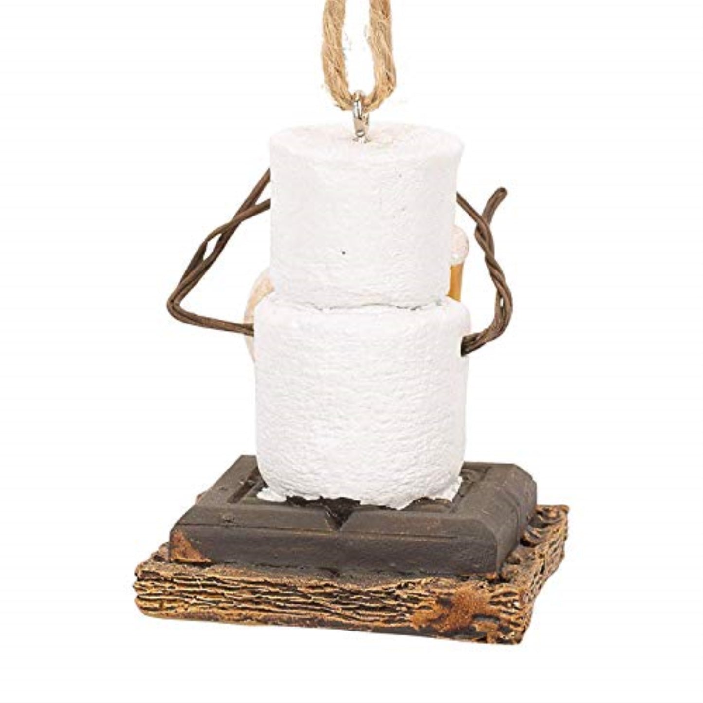 Ganz Smores Marshmallow Snowman Original Beer Mug Christmas Tree Ornament 2.4 inch