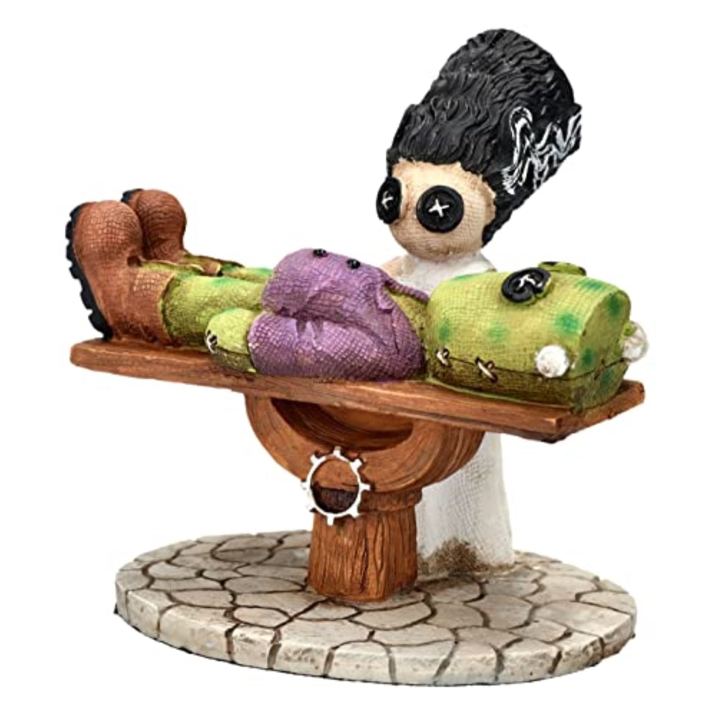 Pinhead Monsters Giving Life Frankenstein and Bride Statue Figurine 4.5 inch by Ruben Macias