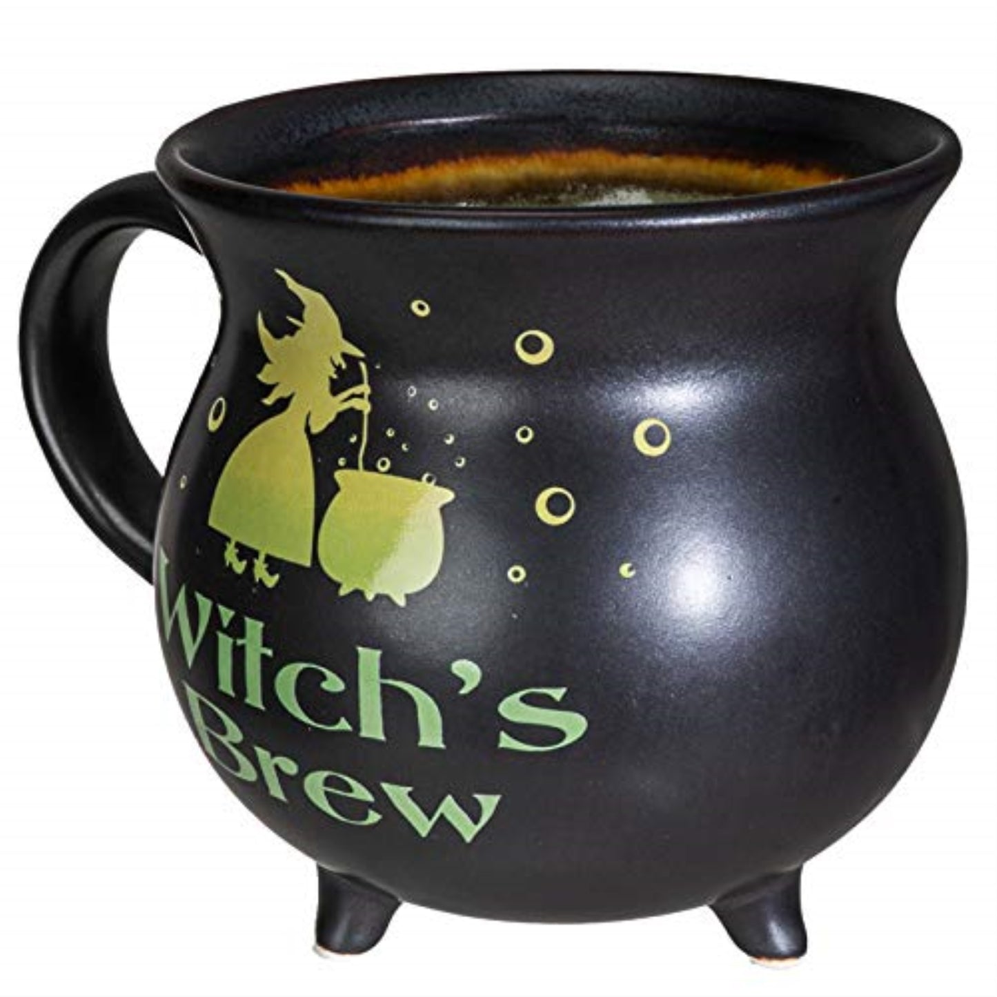 Witch's Brew Cauldron Halloween Ceramic Porcelain Coffee Mug Soup Bowl 32 fl oz