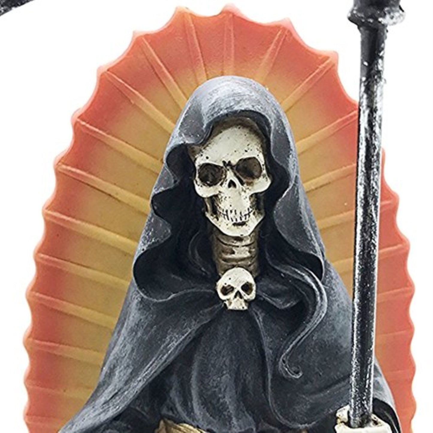 Santa Muerte Saint of Holy Death Standing Religious Statue 7.25 Inch Black Magic Protection Santisima Muerte