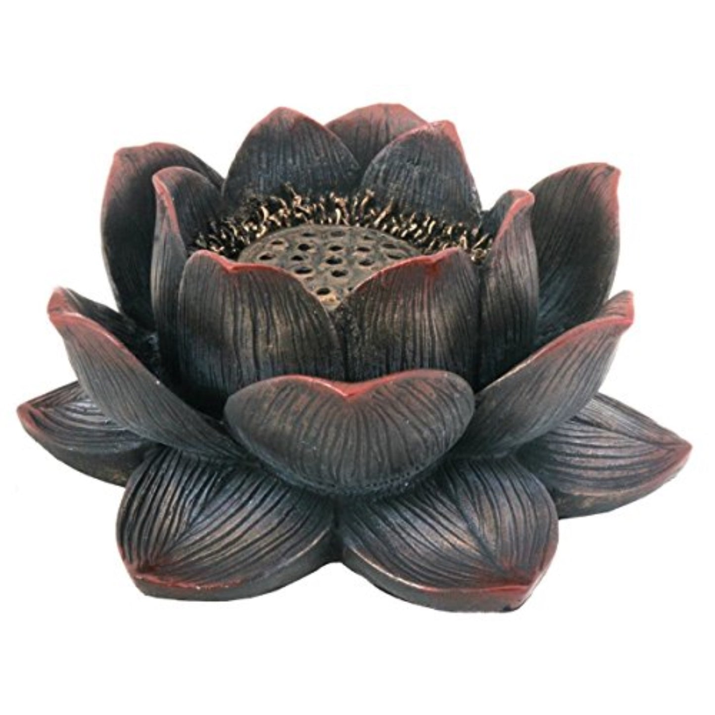 Eastern Enlightenment Lotus Flower Meditation Incense Burner Zen Buddhist Home Décor