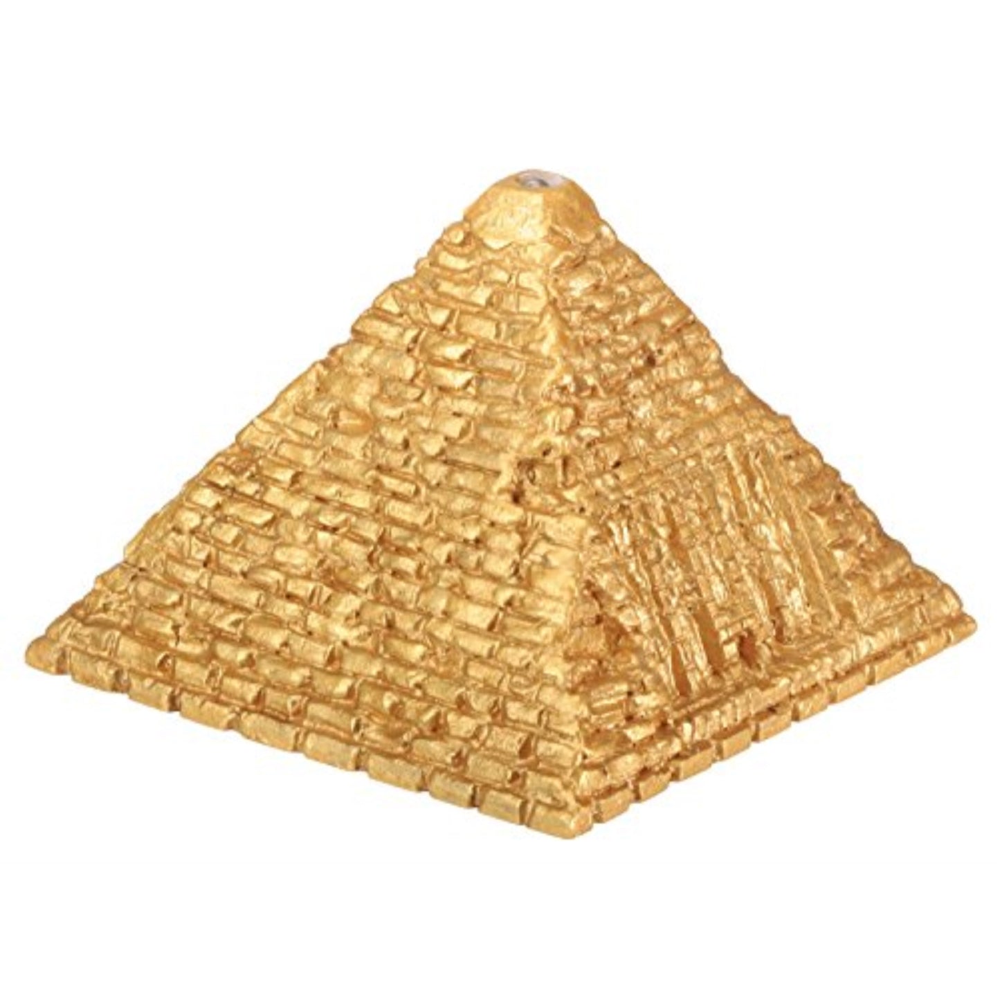 Egyptian Small Gold Pyramid Figurine 2.25 x 1.75 inch