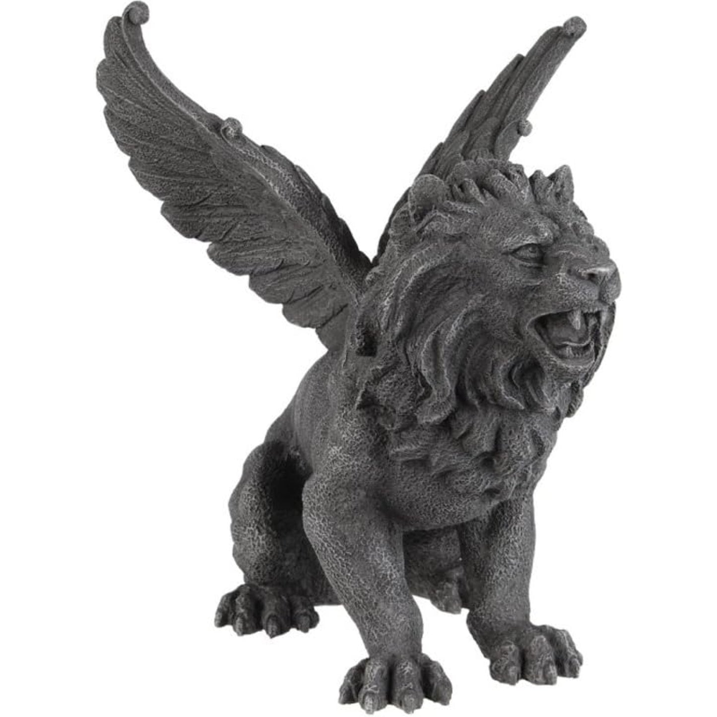 Gothic Winged Lion Gargoyle Resin Statue Figurine 6.5 inch