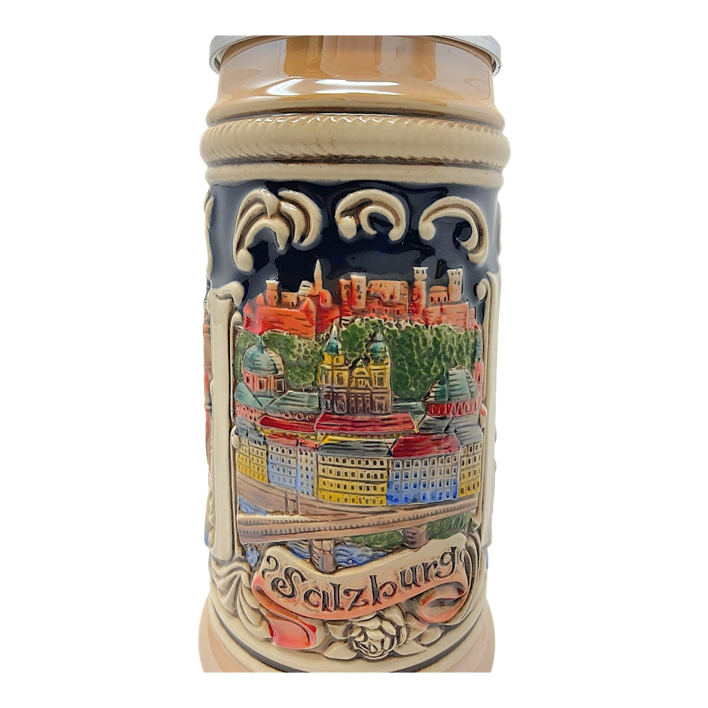 Pinnacle Peak Trading Salzburg Austria German Beer Stein Mug Made in Germany .25L by Zoeller and Born