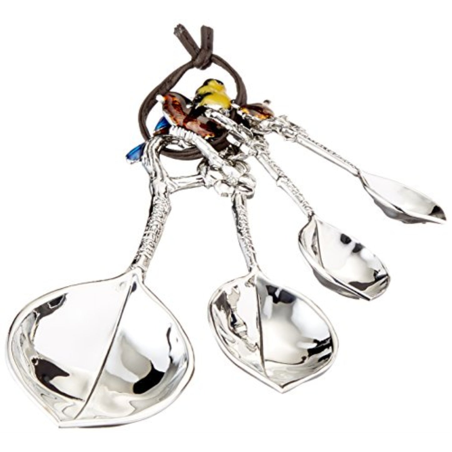 Ganz Birds Zinc Metal 4 Piece Measuring Spoon Set