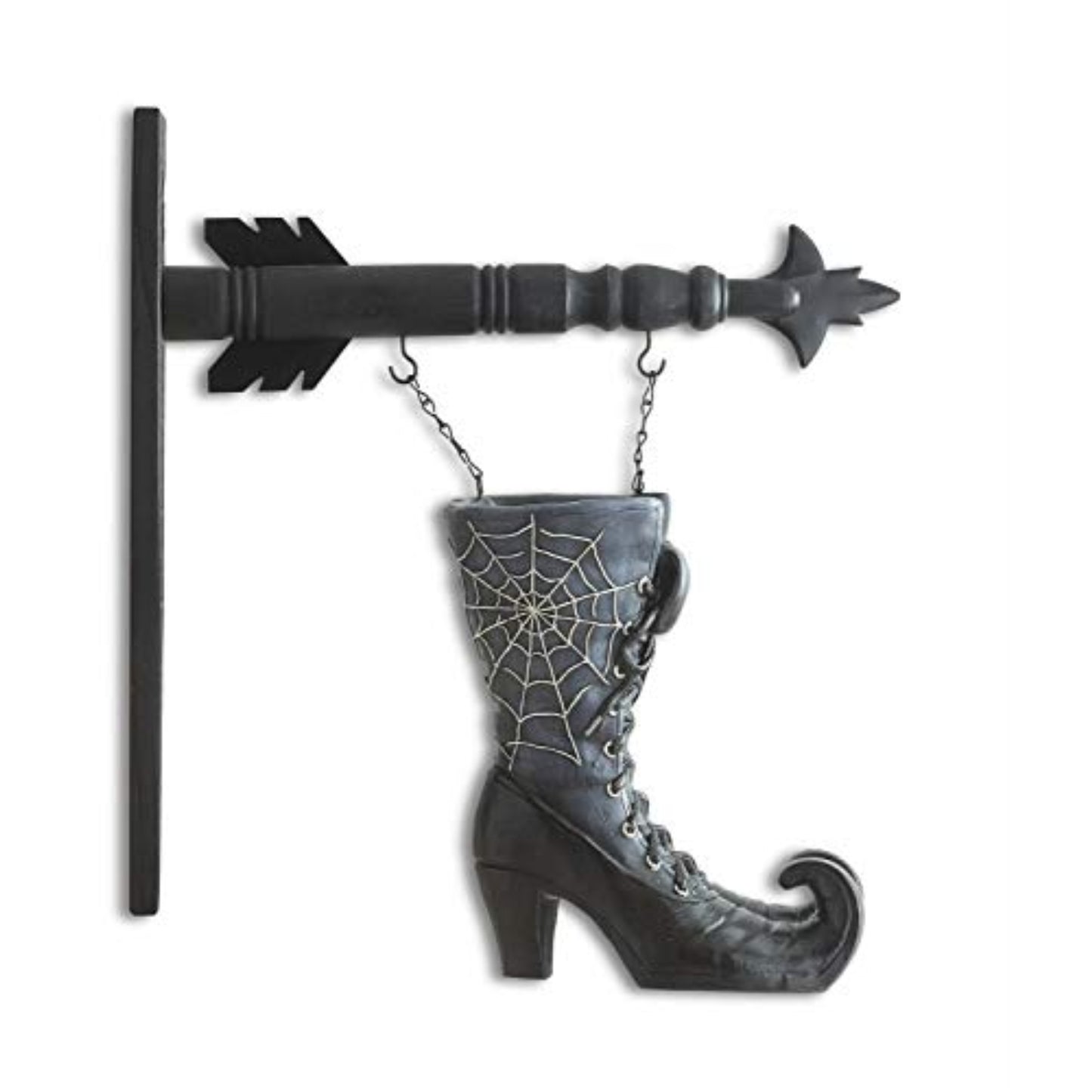 K&K Halloween Witch Boot Arrow Replacement Sign 10.5 Inch - Arrow Sold Separately
