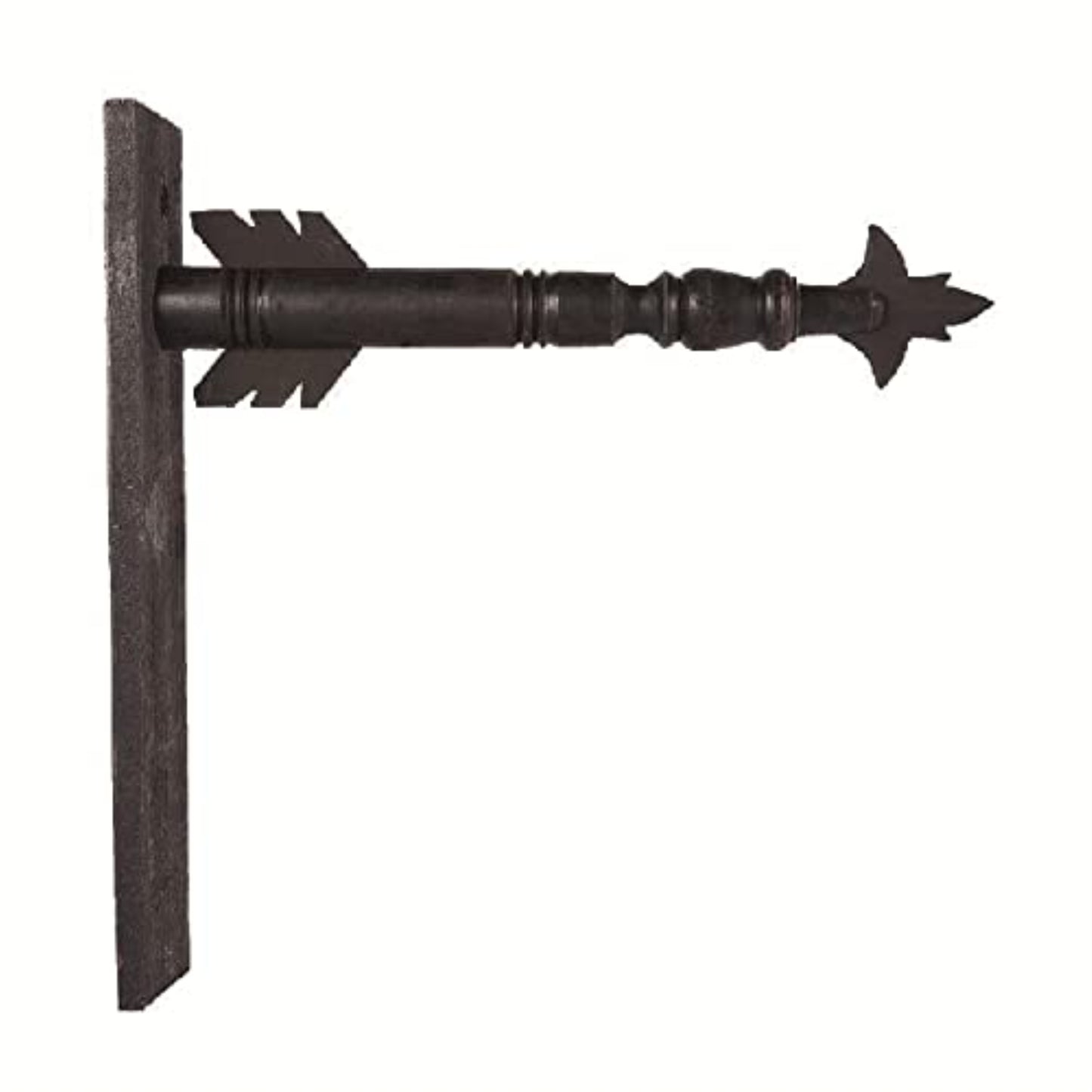 K&K Interiors Decorative Black Wood Arrow Holder 18 x 17 x 3.25 inch