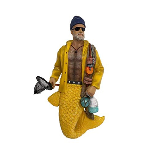 December Diamonds 55-55165 Monty The FIsherman Merman Ornament