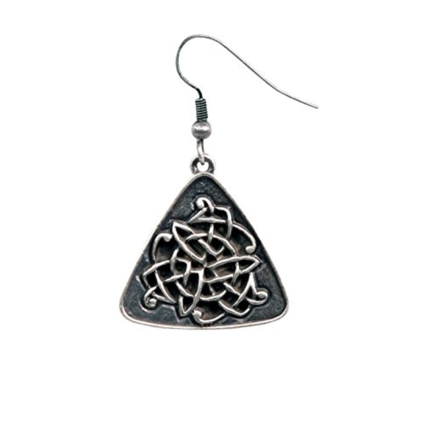 Celtic Triangle Earrings - Collectible Dangle Jewelry Accessory Jewel