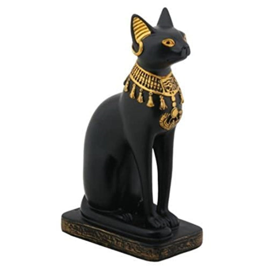 Egyptian Bastet Cat Collectible Figurine 5.25 Inch