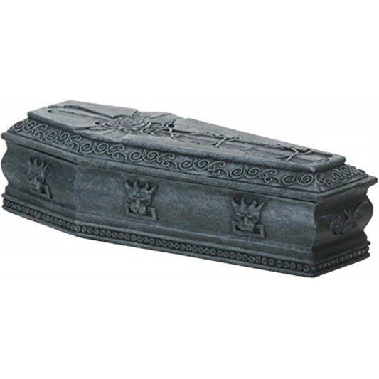 Gargoyle Coffin Box Monster Gothic Container Trinket Jewelry Keepsake Box 6.25 inch
