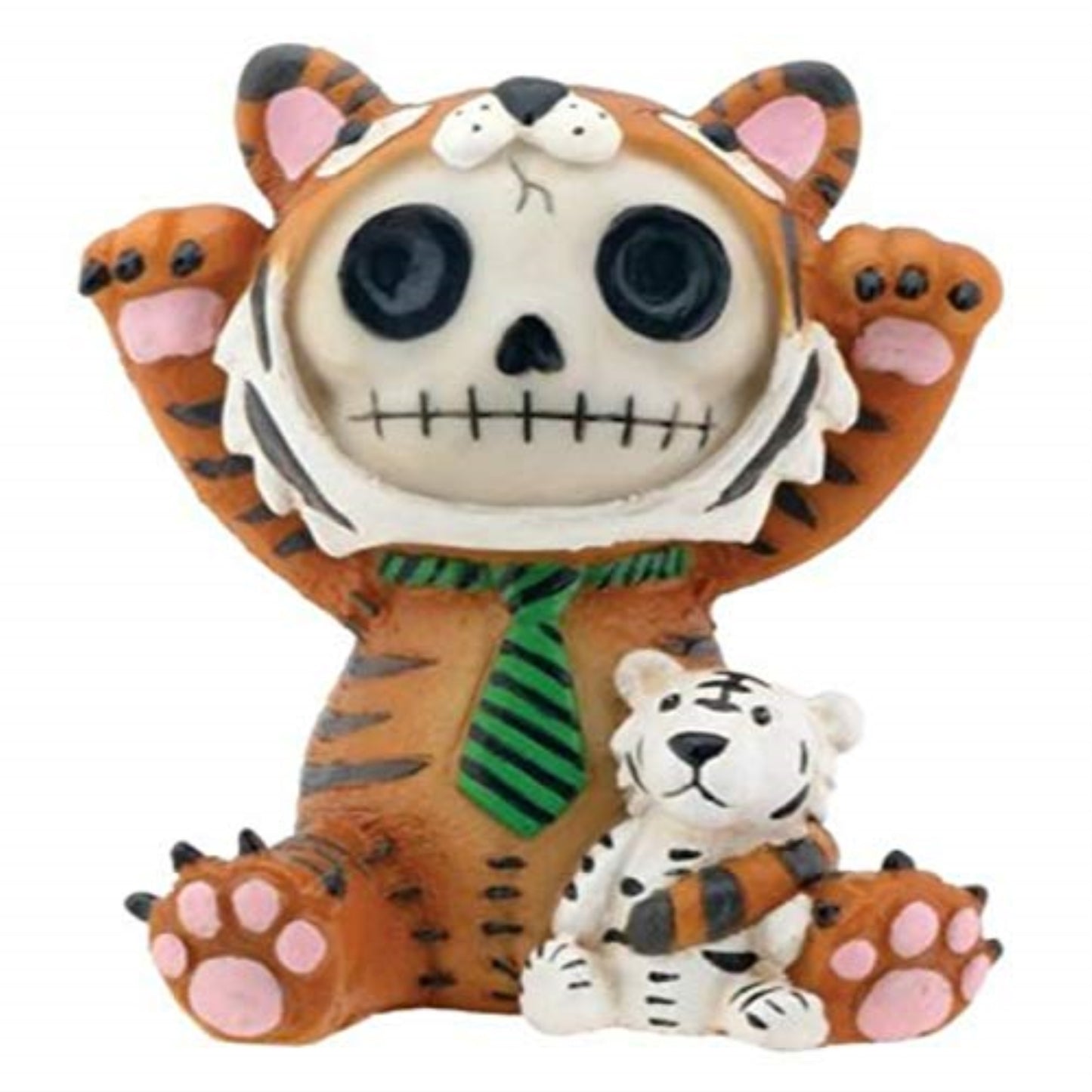 Furrybones Tigrrr Skeleton in a Bengal Tiger Costume Figurine Statuette