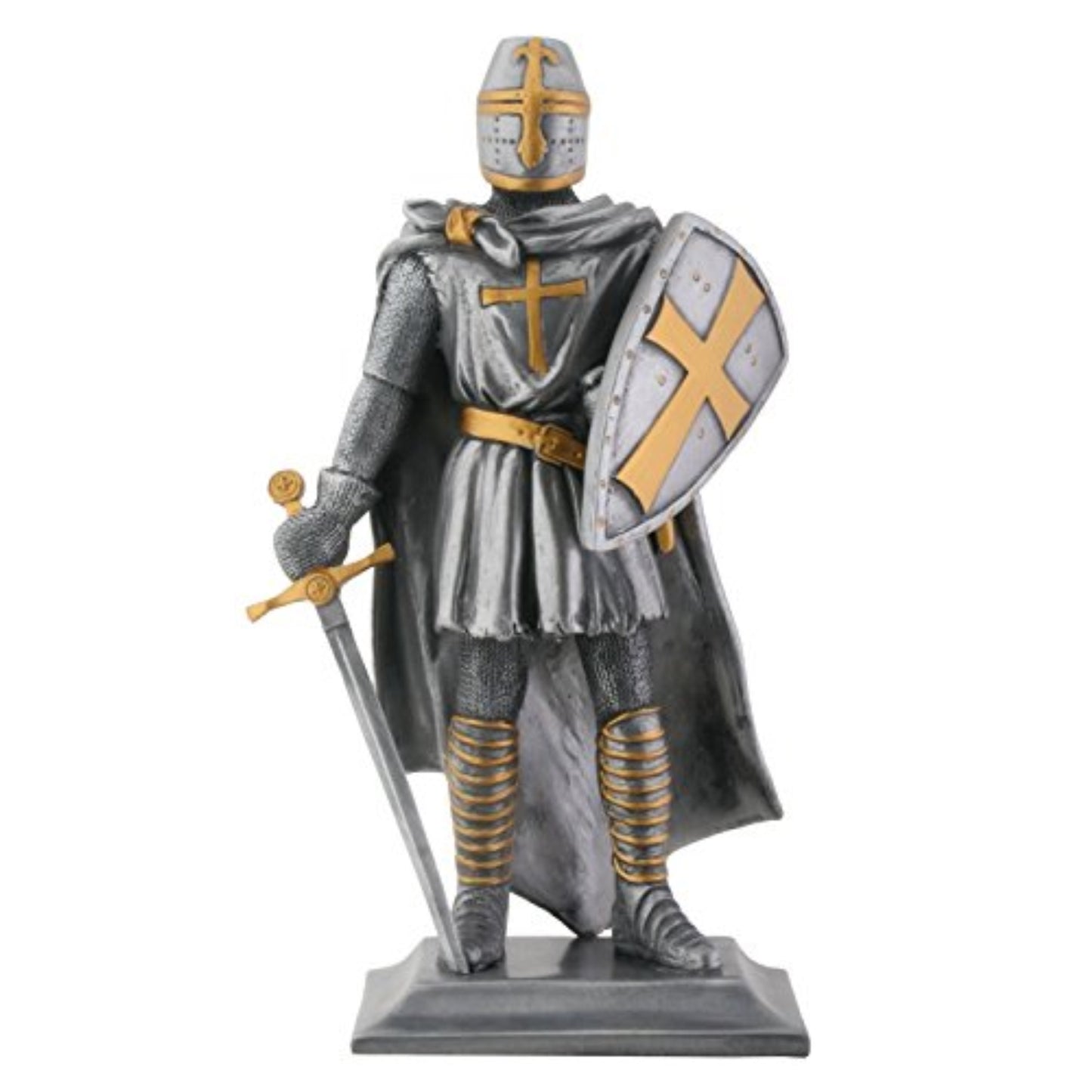Templar Knight Medieval Collectible Statue Figurine 9 inch