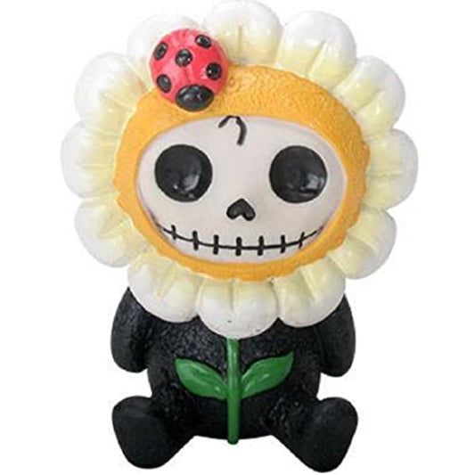 Furrybones Daisy Skeleton in Flower Costume Figurine 3 inch