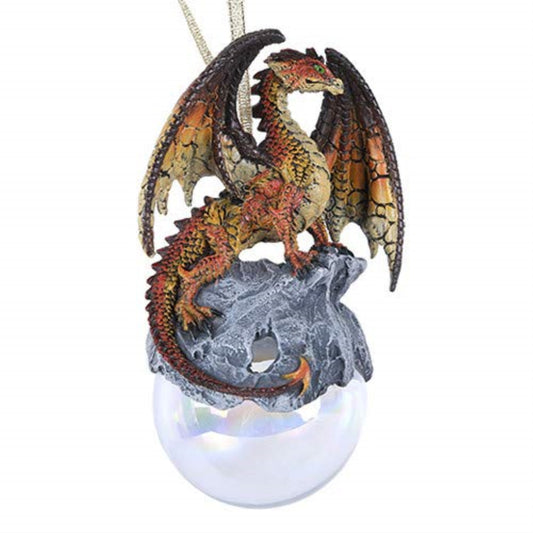 Hyperion Dragon Christmas Tree Ornament Medieval Mythical Fantasy Decoration 5 inch
