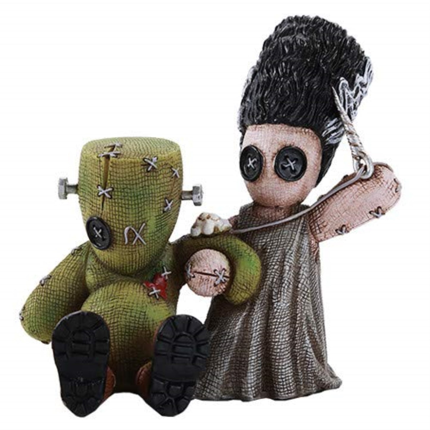 Pinhead Monster Frankenstein and Bride Love Sewing Doll Figurine 4.5 inches by Ruben Macias
