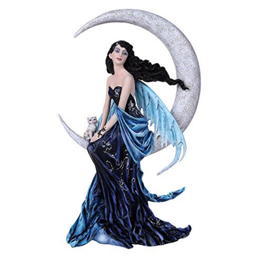 Nene Thomas Celestial Precious Stone Indigo Moon Fairy Collectible Figurine 12 inch