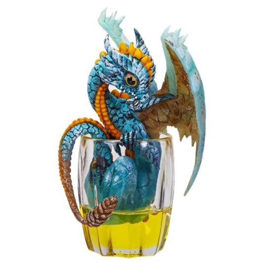 Fantasy Whiskey Dragon Figurine Drinks and Dragons Collection by Stanley Morrison 6.25 inch