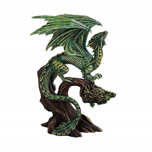 Anne Stokes Age of Dragons Forest Winged Dragon on Tree Home Decorative Resin Figurine 10 inch