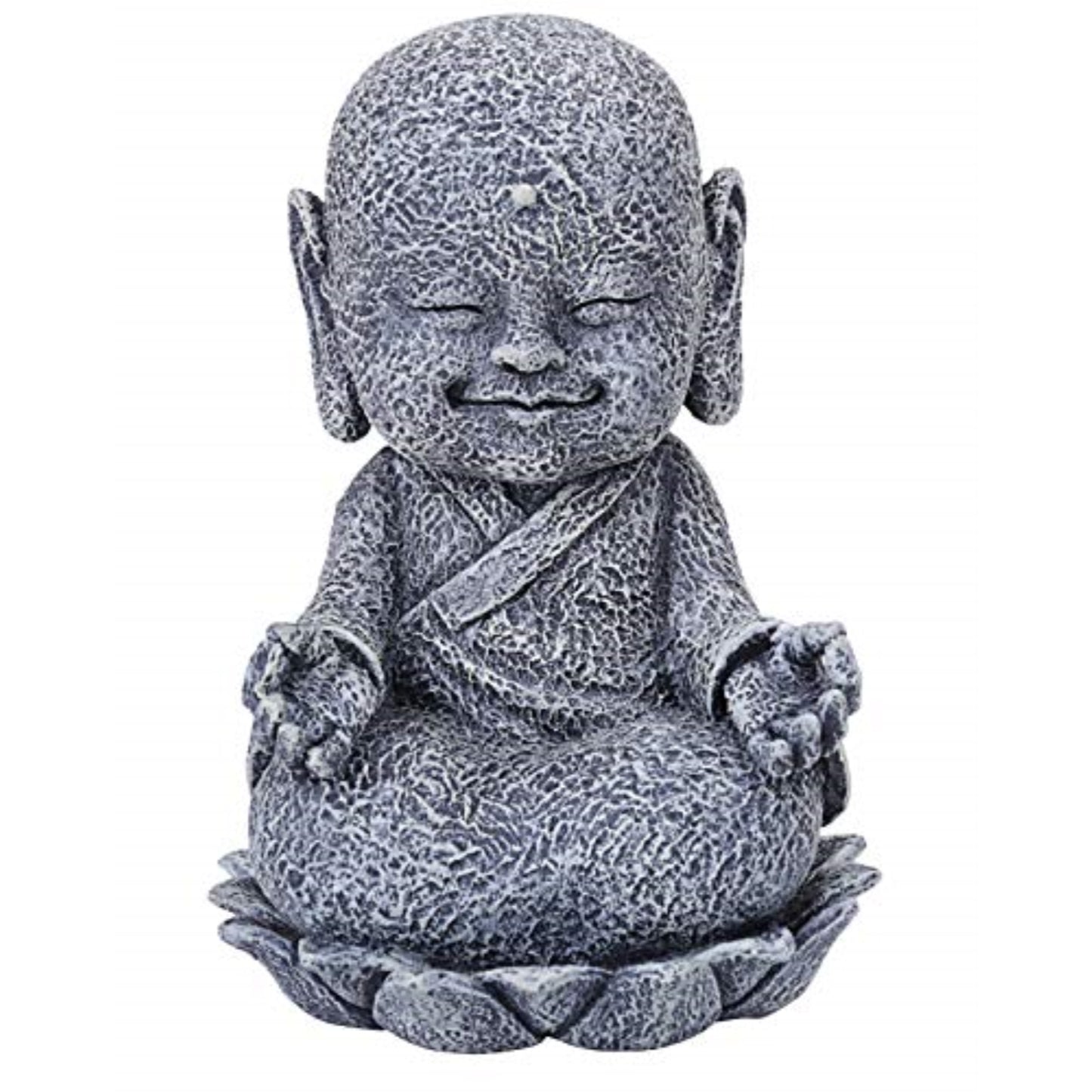 Seated Jizo Monk With Hands In Om Figurine Bodhisattvas Buddhism Decoration 4.4 inch