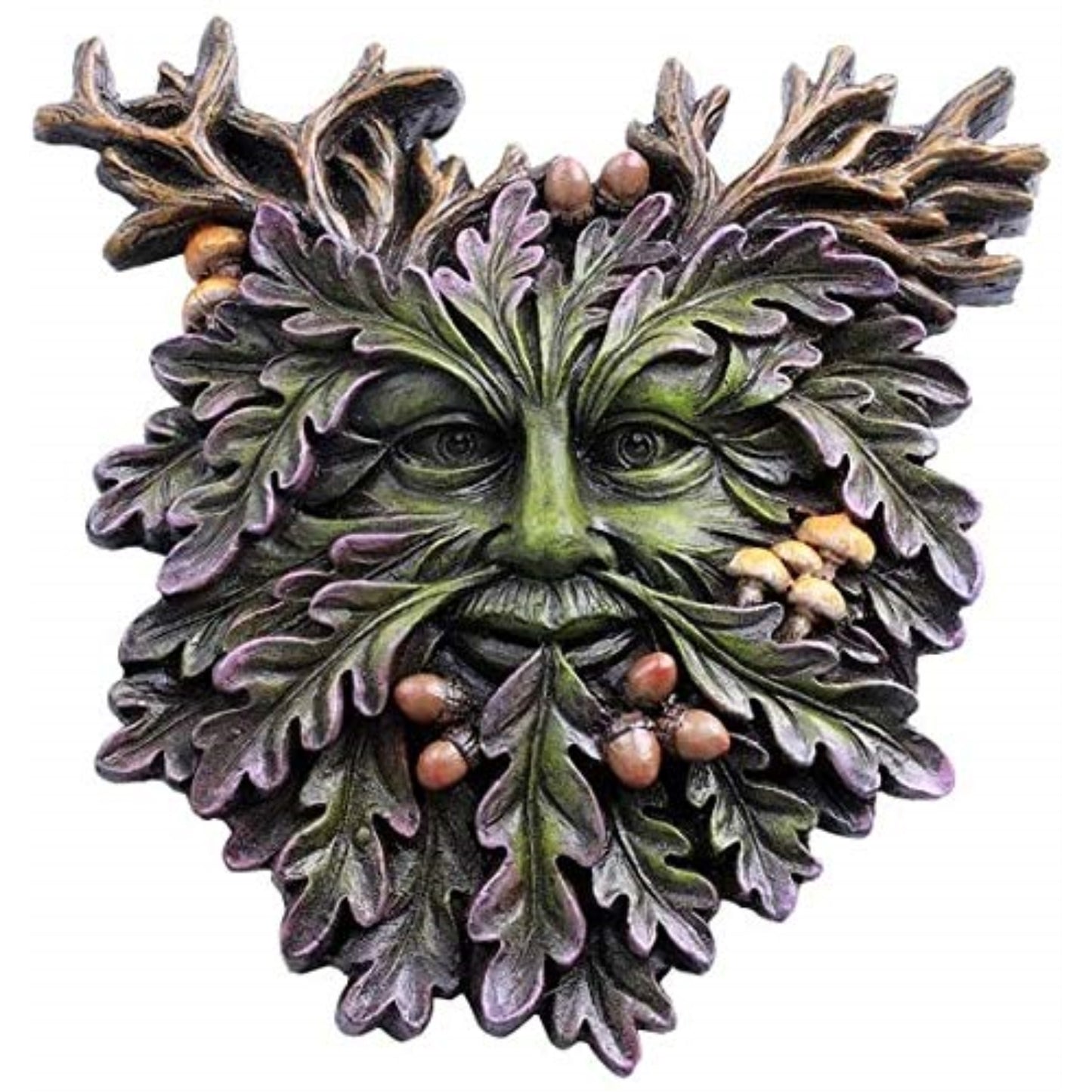 Celtic Autumn Euphoria Celtic Greenman Hanging Wall Decor Plaque 6 inch High