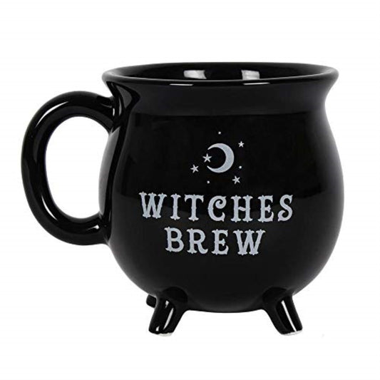 Witches Brew Cauldron Ceramic Mug Halloween 12 fl oz with Handle Tabletop Decoration