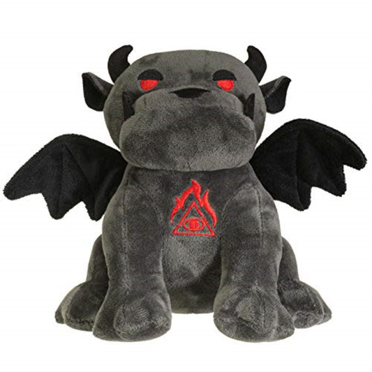 Black Gargoyle Gothic Plush Stuffed Animal 7.25 inch