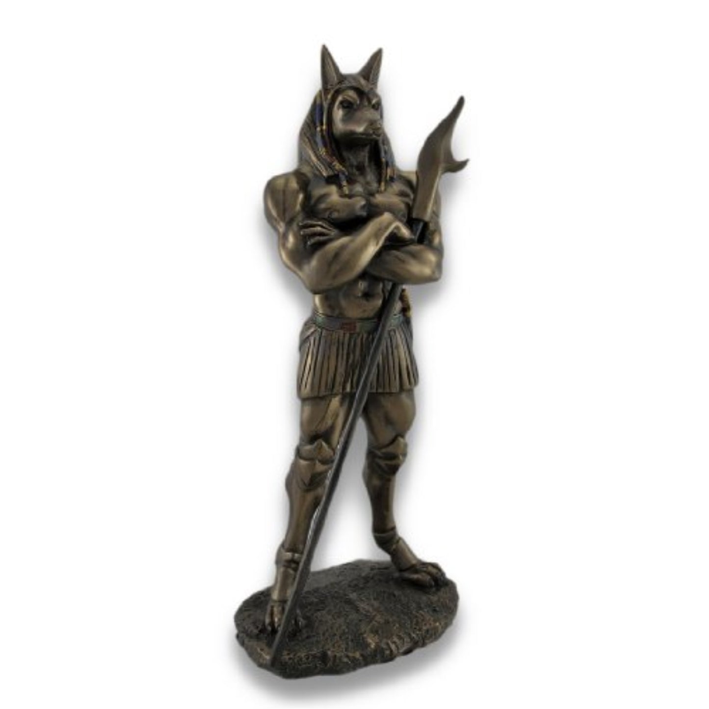 Egyptian God Anubis Statue Deity Jackal Figurine Egypt Decoration 10.5 inch