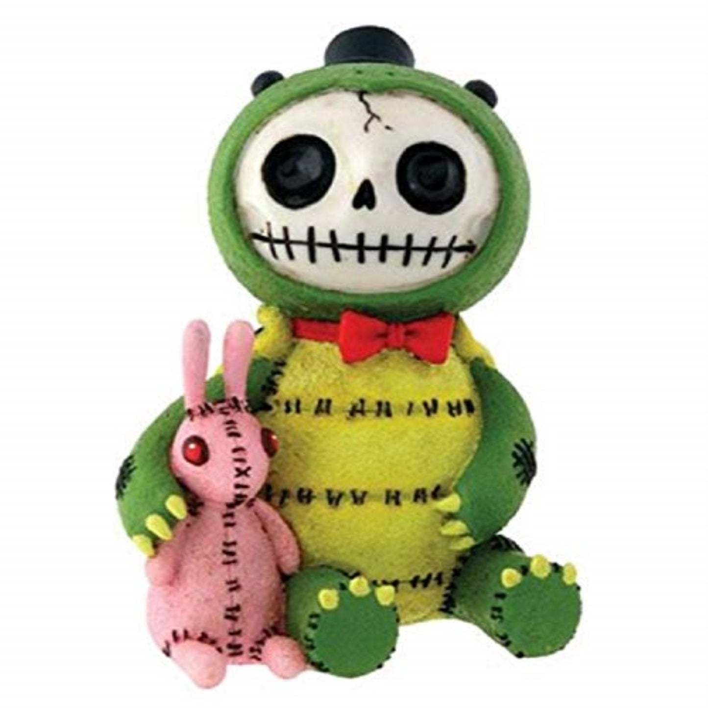 Furrybones Scooter Skeleton in Turtle Costume Figurine