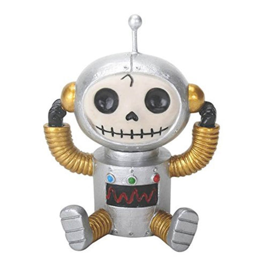 Furrybones GADGET The Robot Figurine, Skeleton in Costume