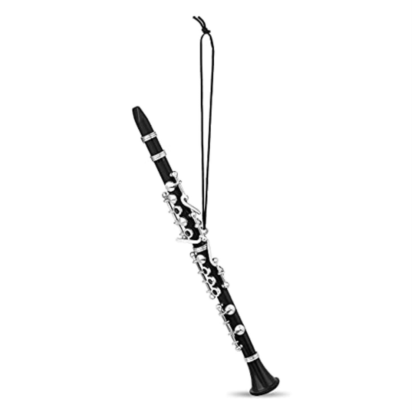 Broadway Gifts Black Clarinet Christmas Tree Ornament Decoration 6 inches