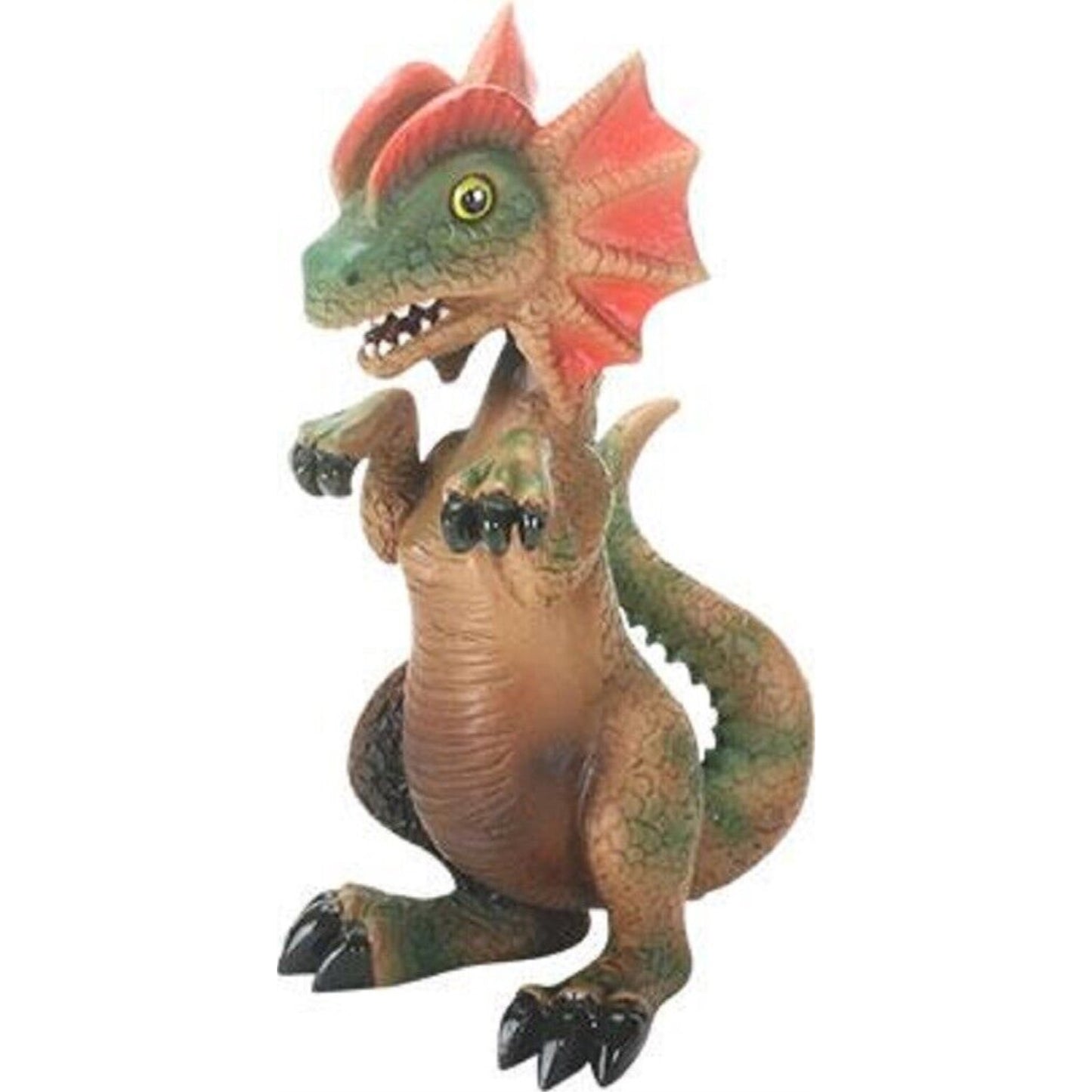 Dilophosaurus Dinosaur Figurine Jurassic Dino Collectible Decoration 4 Inch